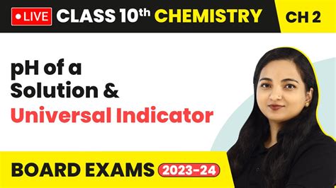 Ph Of A Solution And Universal Indicator Acids Bases And Salts Class