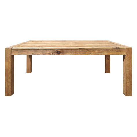 Table de repas rectangulaire en bois massif de pin recyclé ORIGIN