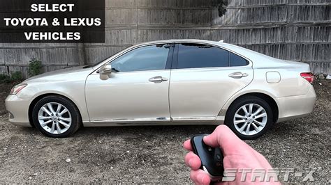 Start X Remote Start Install Select Toyota Lexus Vehicles Youtube