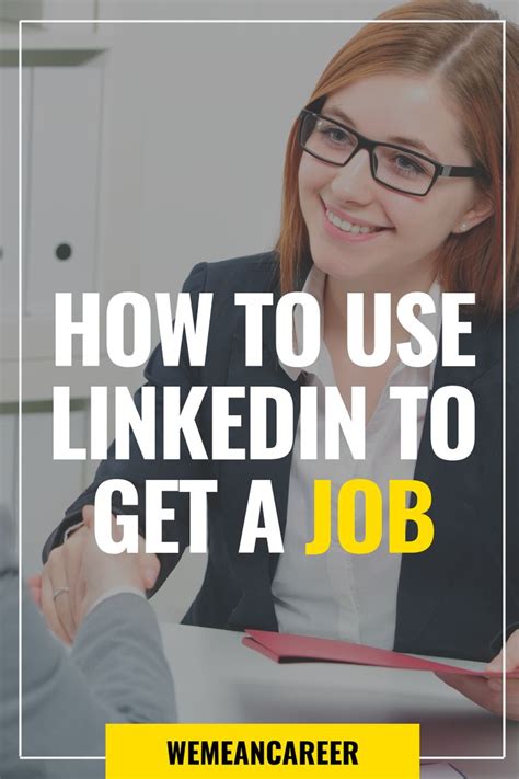 How To Get A Job Using Linkedin Job Search Tips Linkedin Job Search