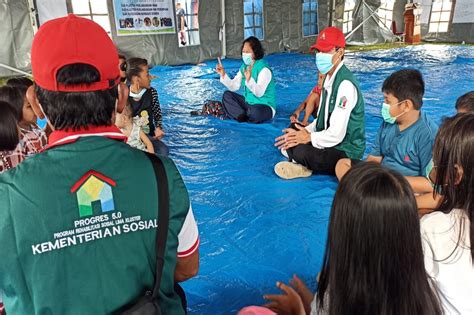 Kemensos Hadir Laksanakan Layanan Dukungan Psikososial Bagi Penyinta