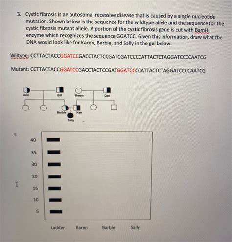 Solved 3 Cystic Fibrosis Is An Autosomal Recessive Disease Chegg