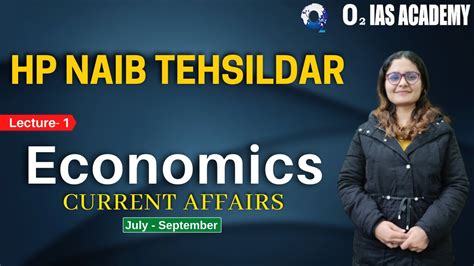 Economics Current Affairs For Himachal Naib Tehsildar Hp Naib