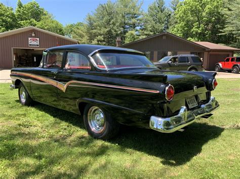 1957 Ford Custom 300 Coupe Black Rwd Manual Custom 300 2 Door Hardtop