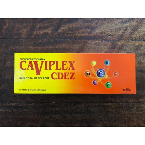 Jual Caviplex Cdez Multivitamin Box Isi Strip Shopee Indonesia