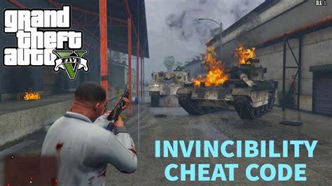 Gta Invincibility Cheat Code Youtube