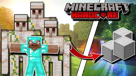 CREARE MI GRANJA DE HIERRO EN MINECRAFT HARDCORE 2 YouTube