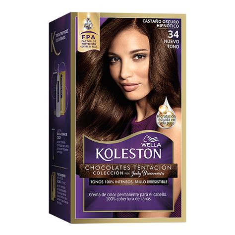 Wella Koleston Coloracion Permanente en Crema 34 Castaño Oscuro