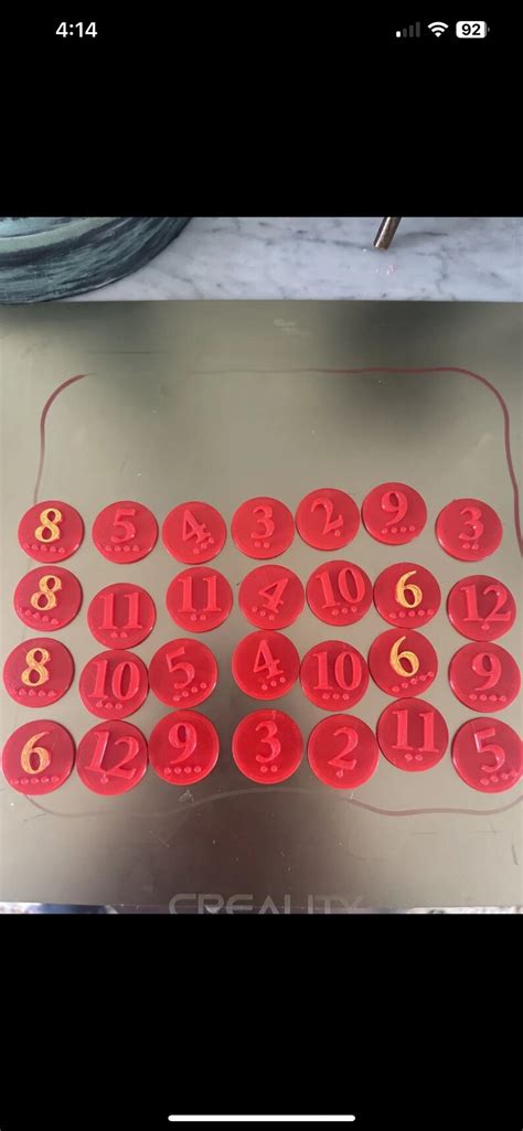 Settlers Of Catan Replacement Numbers Etsy