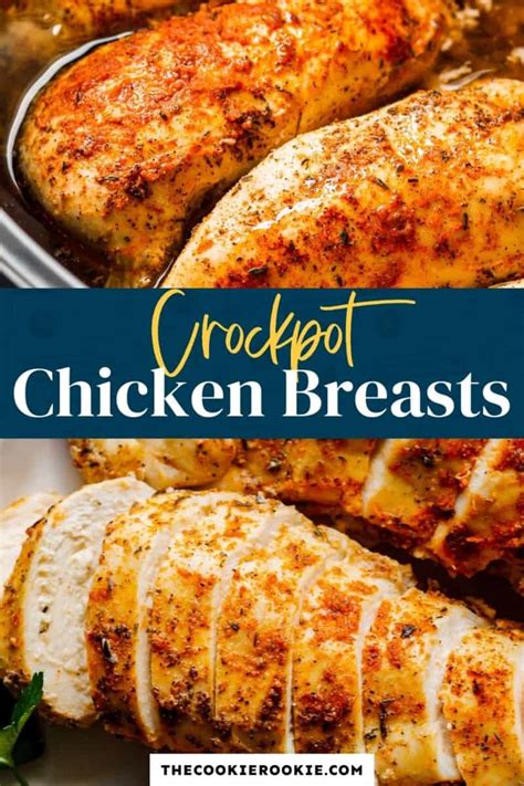 Crockpot Chicken Breast Recipe - So Juicy! - The Cookie Rookie®