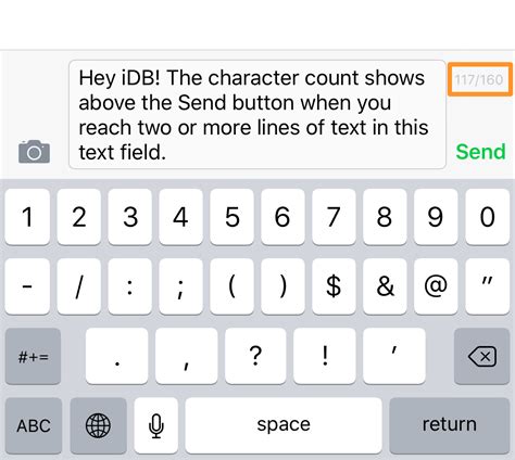 Iphone 101 Enabling The Character Counter For Sms Messages On Iphone