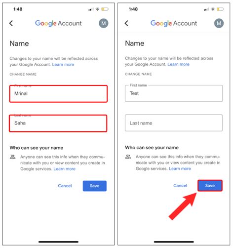 How To Change Your Gmail Display Name On Android Ios And Web Techwiser