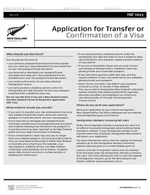 Fillable Online Travel Document Application Form Inis Gov Ie