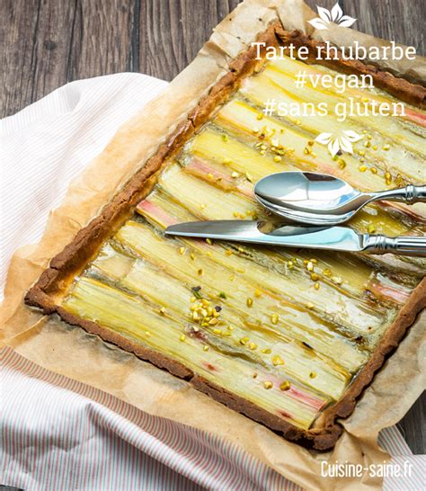 Tarte à La Rhubarbe Sans Gluten Vegan Sans œuf Ni Sans Lait Blog