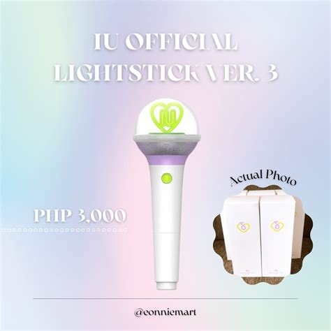 Iu Official Light Stick Ver I Ke Brand New Sealed Shopee