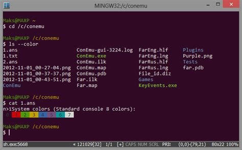 Windows Ubuntu Purple Terminal Colors In ConEmu Super User