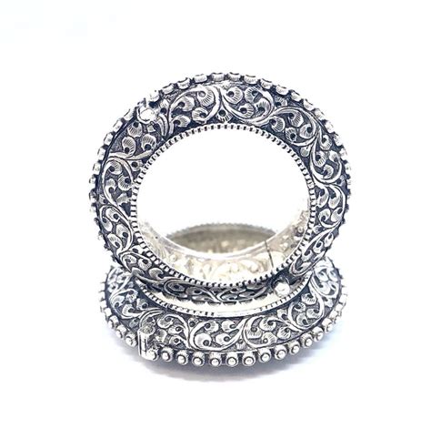 Antique Oxidized Bangles Divine Jewels