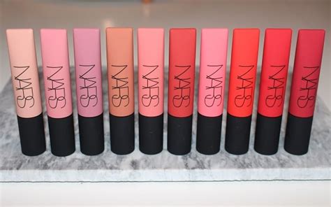 Nars Air Matte Lip Color Review and Swatches - Limited Edition