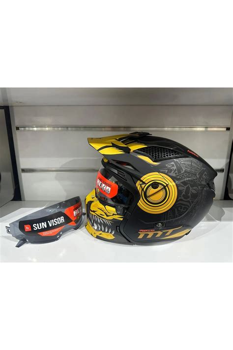 Kask Mt Streetfighter Sv Aztec B Mat S Yah Sari