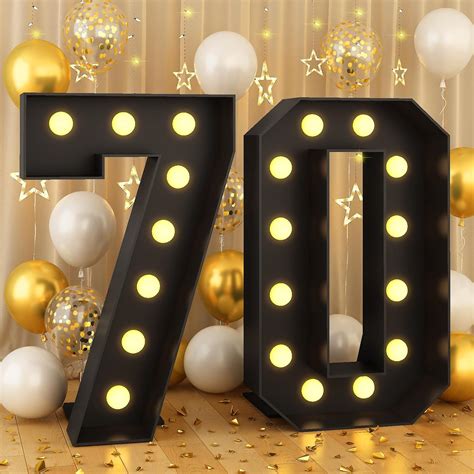 Ft Marquee Light Up Numbers Large Black Marquee Numbers For Th