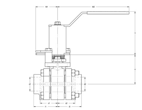 Apollo Stainless Steel 3 Piece Full Port Ball Valve With 2 14″ Stem