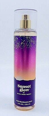 BATH BODY WORKS SUNSET GLOW FINE FRAGRANCE BODY MIST SPRAY 8 Oz NEW