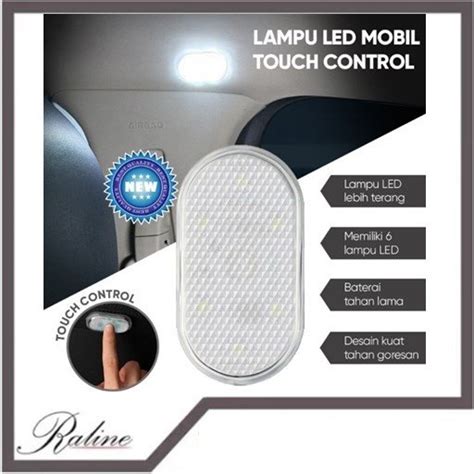 Jual Lampu Led Touchscreen Tempel Plafon Bagasi Sentuh Mobil Lemari