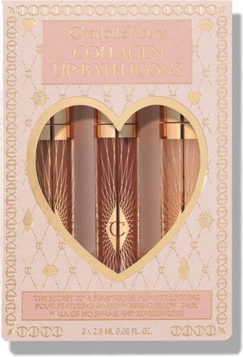 Charlotte Tilbury Mini Collagen Lip Bath Icons Lip Plumper Lipgloss Nude Pink Bol