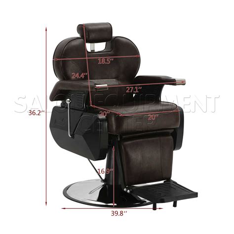 Brown Professional Barber Chair - Salon Equipment Center