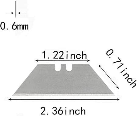 ABBASALI 10 Pcs Utility Knife Blades SK5 High Carbon Steel Premium