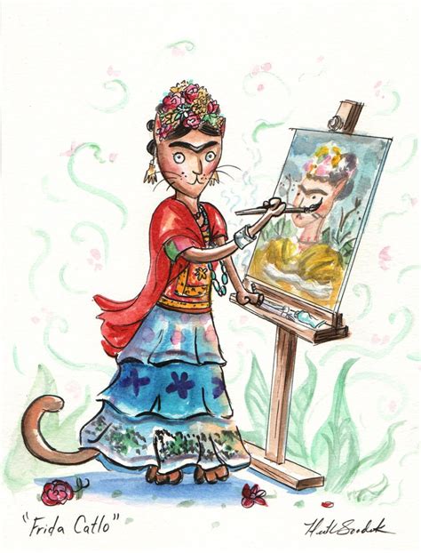 Frida Catlo Art Print Etsy