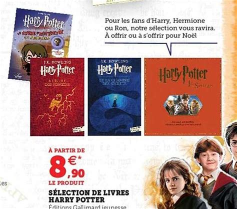 Promo S Lection De Livres Harry Potter Chez Hyper U Icatalogue Fr