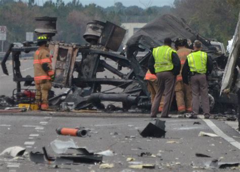 Fuel Truck Explodes In Collision With Another Truck On I 95 Killing