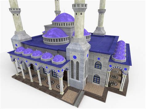 Umar Bin Khattab Mosque Model - TurboSquid 1970953