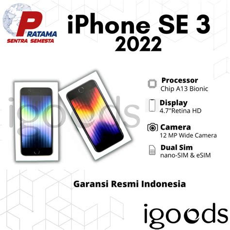 Jual SE 3rd Gen 64GB, 128GB, 256GB Garansi Resmi | Shopee Indonesia