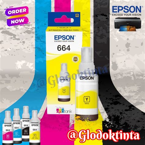 Jual Tinta Printer Epson Riginal Support L L L L