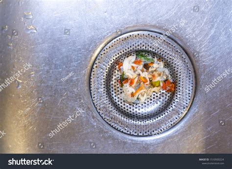 Kitchen Sink Waste Filter Trapped Food库存照片1510500224 Shutterstock