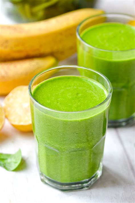 Green Super Spinach Smoothie Paleo Vegan Every Last Bite