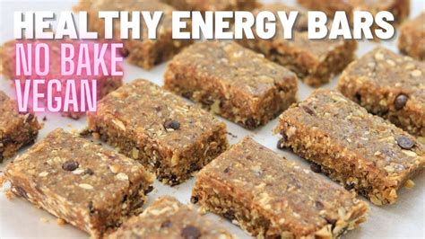 Homemade No Bake Energy Bars Recipe YouTube