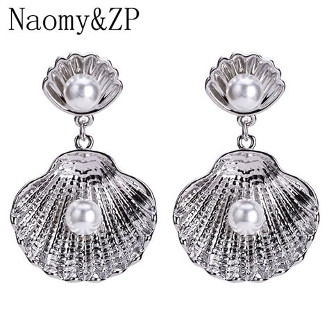 Naomy Zp Simulated Pearl Earrings For Women Bohemia Boho Vintage Drop