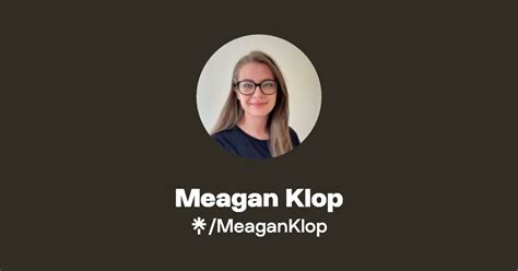 Meagan Klop Instagram Facebook TikTok Linktree