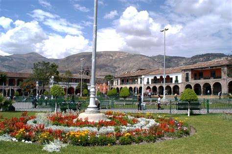 AYACUCHO, PERU: View of Ayacucho Cathedral and Main Square Editorial Photography - Image of peru ...