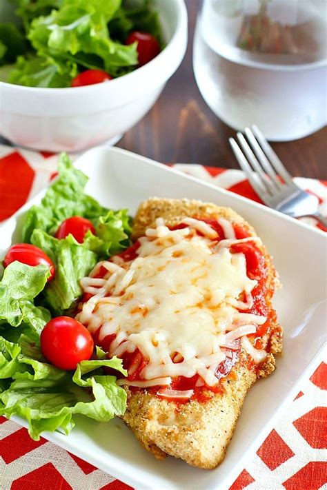 Skinny Chicken Parmesan Recipe - Yummy Healthy Easy