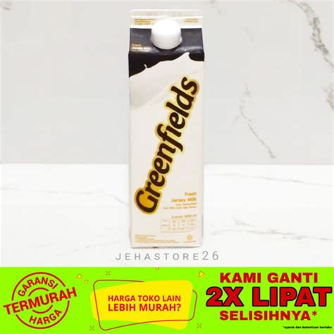 Jual Susu Segar Greenfields Fresh Milk Pasteurisasi Liter Jersey