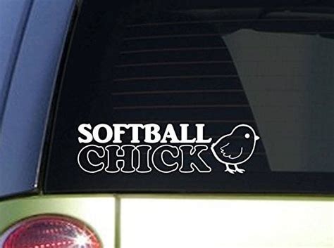 Softball Chick 8 Sticker J175 Decal Fastpitch Decal