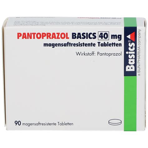 Pantoprazol Basics 40 Mg 90 St Mit Dem E Rezept Kaufen Shop Apotheke