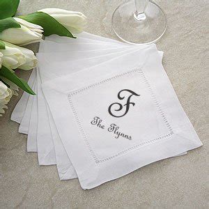 Amazon Monogrammed Linen Cocktail Napkins Party Set Cloth Napkins