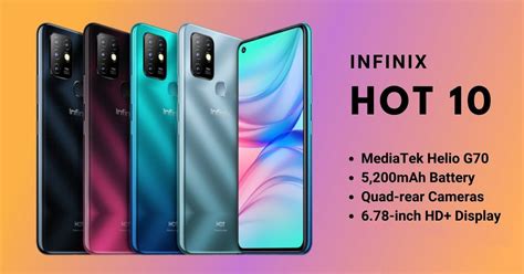 Inilah Varian Warna Dari Smartphone Infinix Hot 10