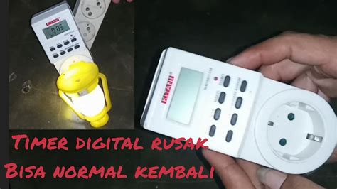 Cara Mudah Perbaiki Timer Digital Mati Total Stop Kontak Timer