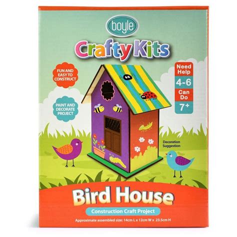 Boyle Crafty Kits 235cm Bird House Construction Project Kids Craft Toy